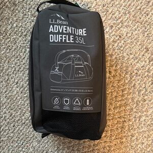 L.L. Bean Gray Adventure Duffel 35L